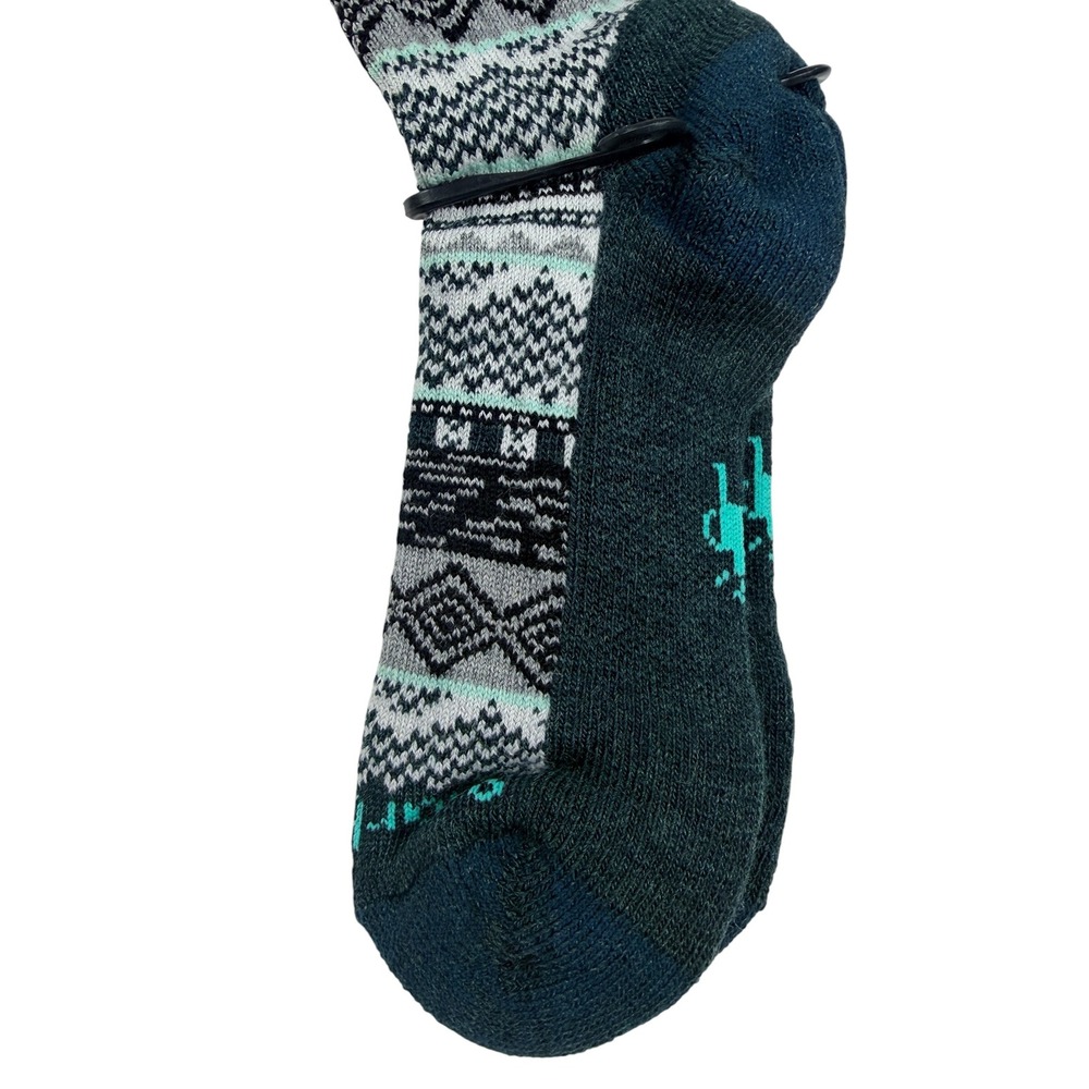 LOT2 Smartwool Womens Dazzling Wonderland Crew Socks 2 Pair Large Wool Blend NEW - Picture 4 of 11